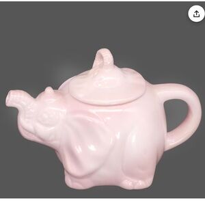 Unique Vintage Pink Elephant Teapot